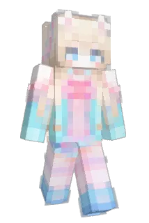 W_Yilin Minecraft avatar full body