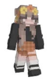 Waffelgirl Minecraft avatar full body