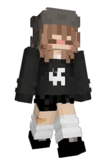 Wafflechu Minecraft avatar full body