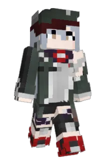 Waifuskii Minecraft avatar full body