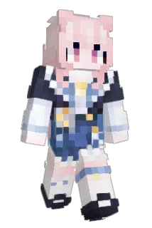 WakatsukiOuna Minecraft avatar full body