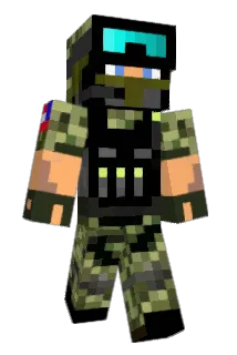 Warfighter510 Minecraft avatar full body