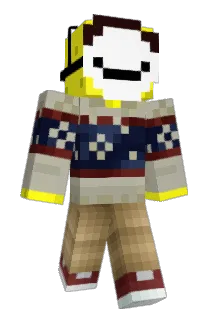 Washborn Minecraft avatar full body