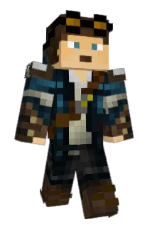 WaterDragonGamr Minecraft avatar full body