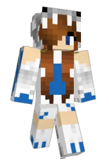 WaterDragonGirl1 Minecraft avatar full body