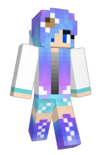 WaterElf Minecraft avatar full body
