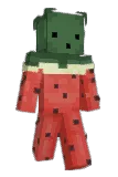 WatermelonDog Minecraft avatar full body