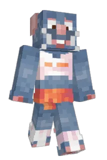 WaxyWolf Minecraft avatar full body