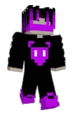 WazBW Minecraft avatar full body