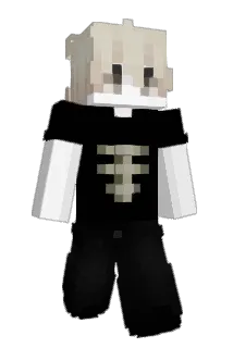Wealthy Minecraft avatar full body
