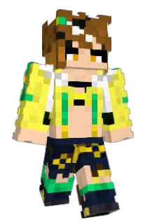 Welcume Minecraft avatar full body