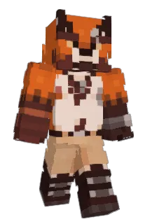 Werefox Minecraft avatar full body