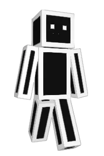 WhiteOutline Minecraft avatar full body