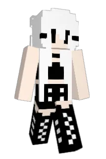White_OC Minecraft avatar full body