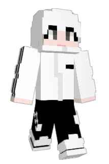White_flower_K Minecraft avatar full body