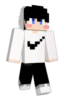 Whitewolmyo Minecraft avatar full body