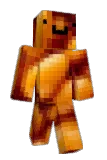 Whitier Minecraft avatar full body