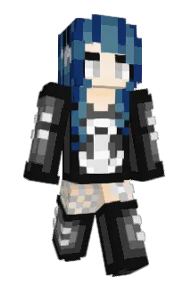 Whortana Minecraft avatar full body