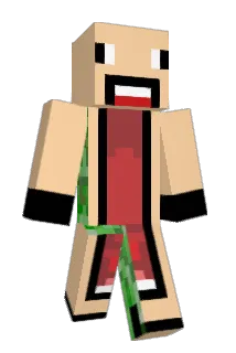 Winched Minecraft avatar full body