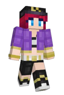 WingedHater Minecraft avatar full body