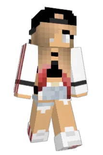 Wolfanina Minecraft avatar full body