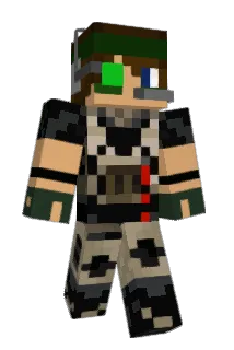 Wolfenstien Minecraft avatar full body