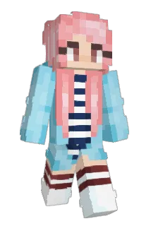 WolfyBou Minecraft avatar full body