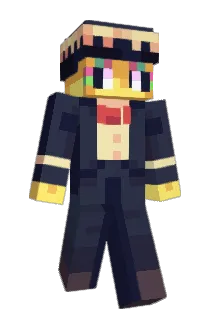 Wolnomyslny Minecraft avatar full body