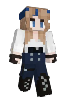 Wolzie Minecraft avatar full body