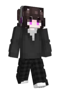 Woman Minecraft avatar full body