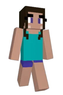 Woodstyle Minecraft avatar full body
