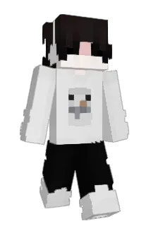Worshipping Minecraft avatar full body