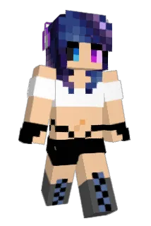 Wraeththu Minecraft avatar full body