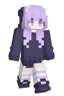 WyZlPurp Minecraft avatar full body
