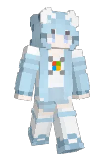 XIAO_BAI_AWA Minecraft avatar full body