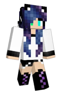 X_Galaxykitten_X Minecraft avatar full body