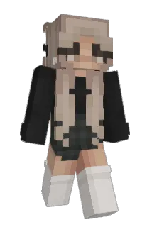 XlWolfyGirlylX Minecraft avatar full body