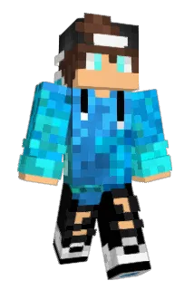 XurBlue Minecraft avatar full body