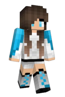 XxLittleBluexX Minecraft avatar full body