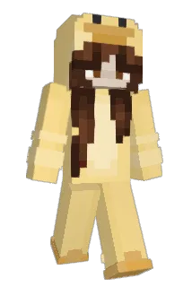 Y3llowBe4n Minecraft avatar full body
