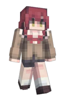 YL314 Minecraft avatar full body