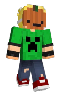 YT0M2O Minecraft avatar full body