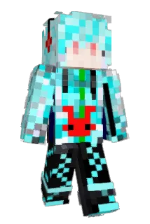 YZ007 Minecraft avatar full body
