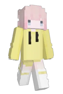 Yellow_mqo Minecraft avatar full body