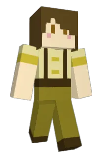 Yellowthroat Minecraft avatar full body