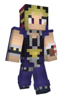 YugiMutou Minecraft avatar full body