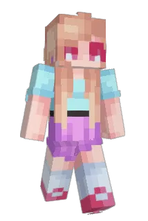 Yuidere Minecraft avatar full body