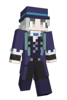 YukiMatsuba Minecraft avatar full body