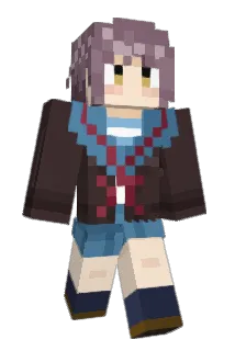 Yuki_Nagato_VR Minecraft avatar full body