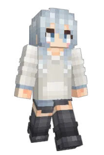 YukineNagi Minecraft avatar full body